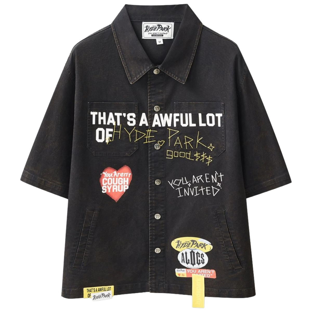 HP BLACK "MECHANIC" WORK WEAR SHIRT (ALOCS X HP)