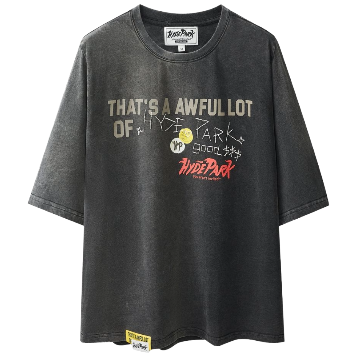 HP BLACK 'STICKERED UP' TEE (ALOCS X HP)