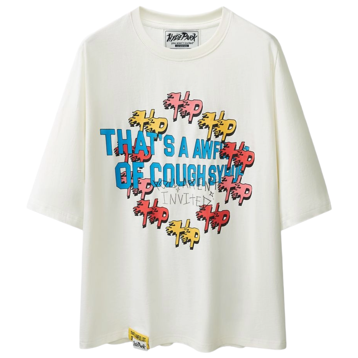 HP WHITE 'COLORFUL' TEE (ALOCS X HP)