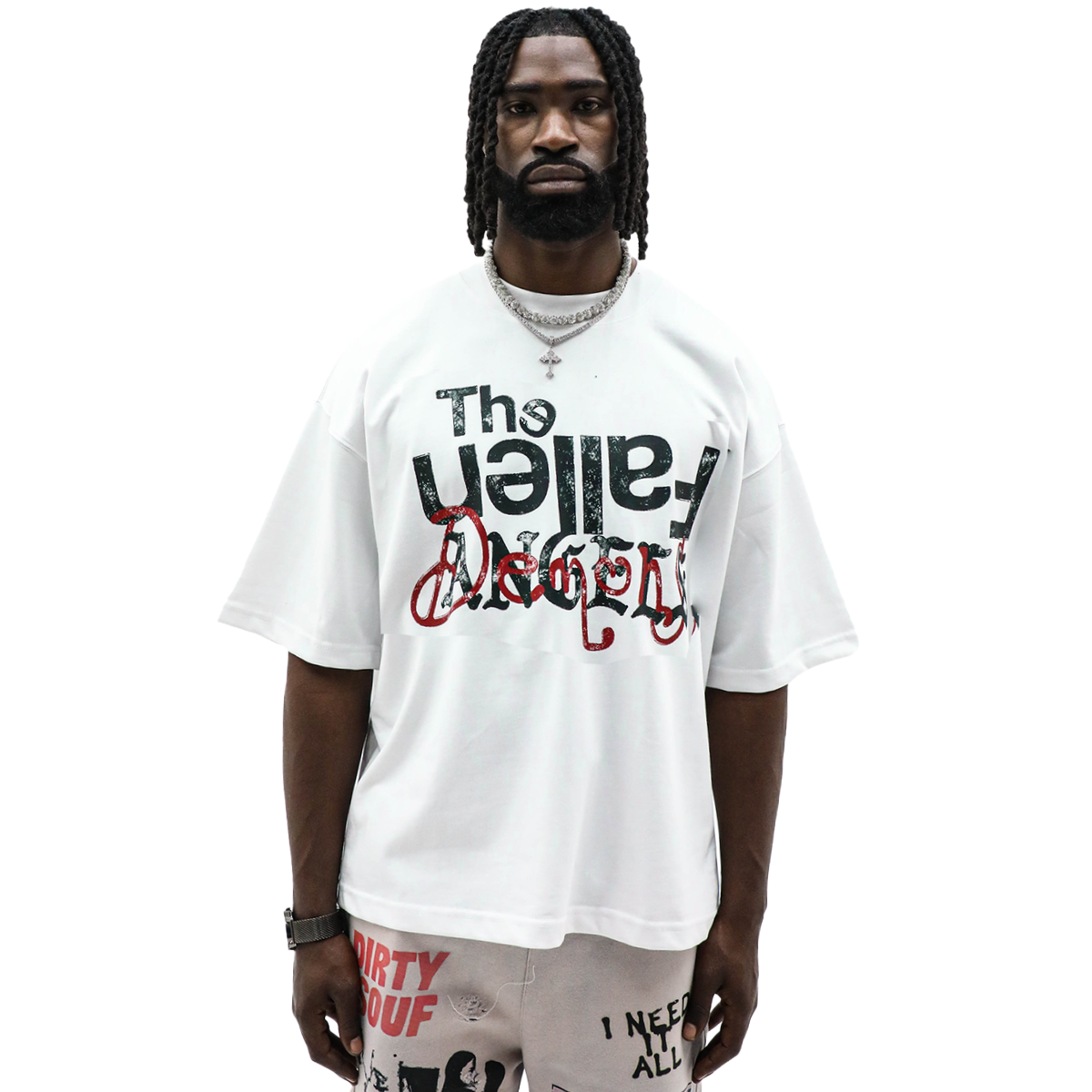 HD 'FALLEN DEMON' SS TEE (WHT)