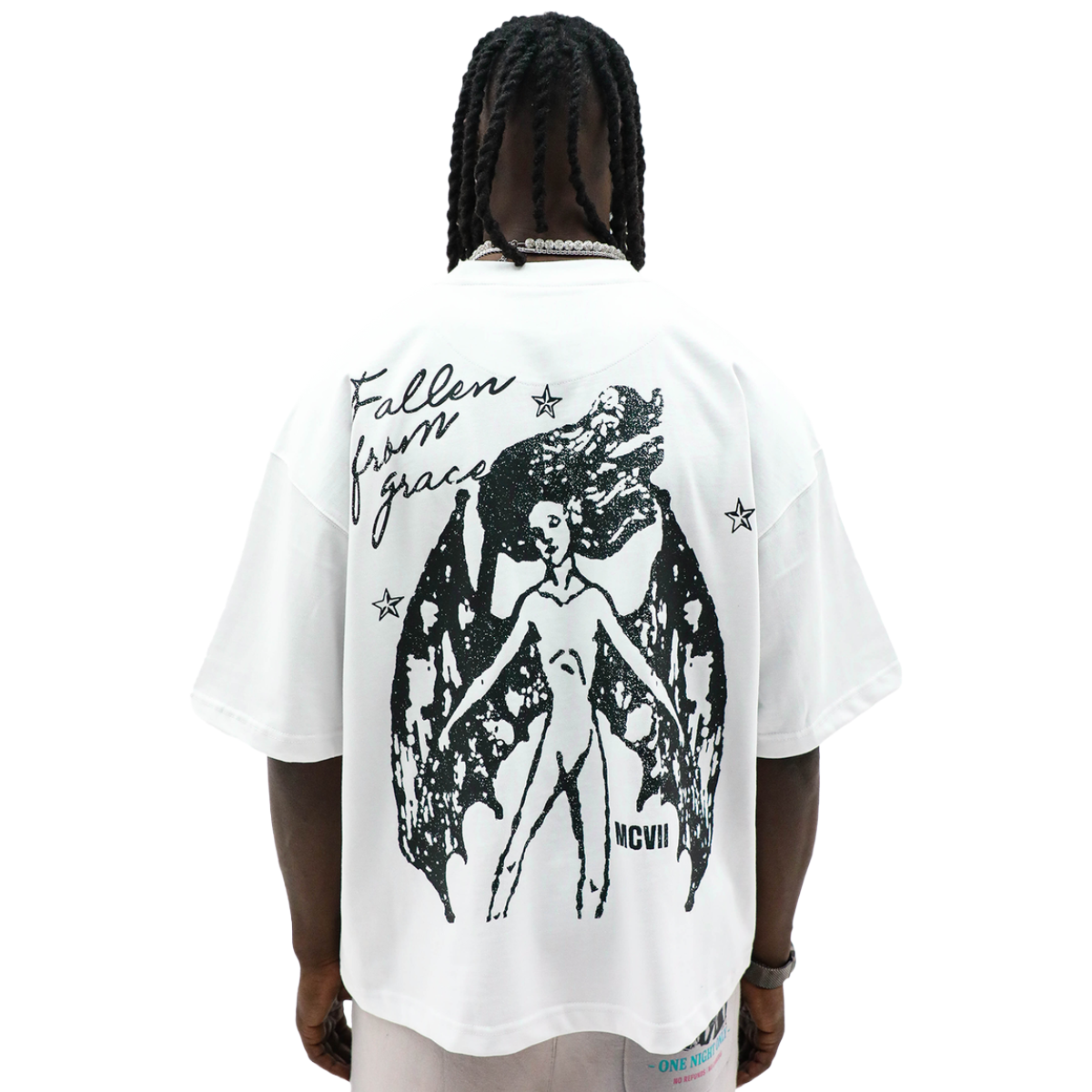 HD 'FALLEN DEMON' SS TEE (WHT)