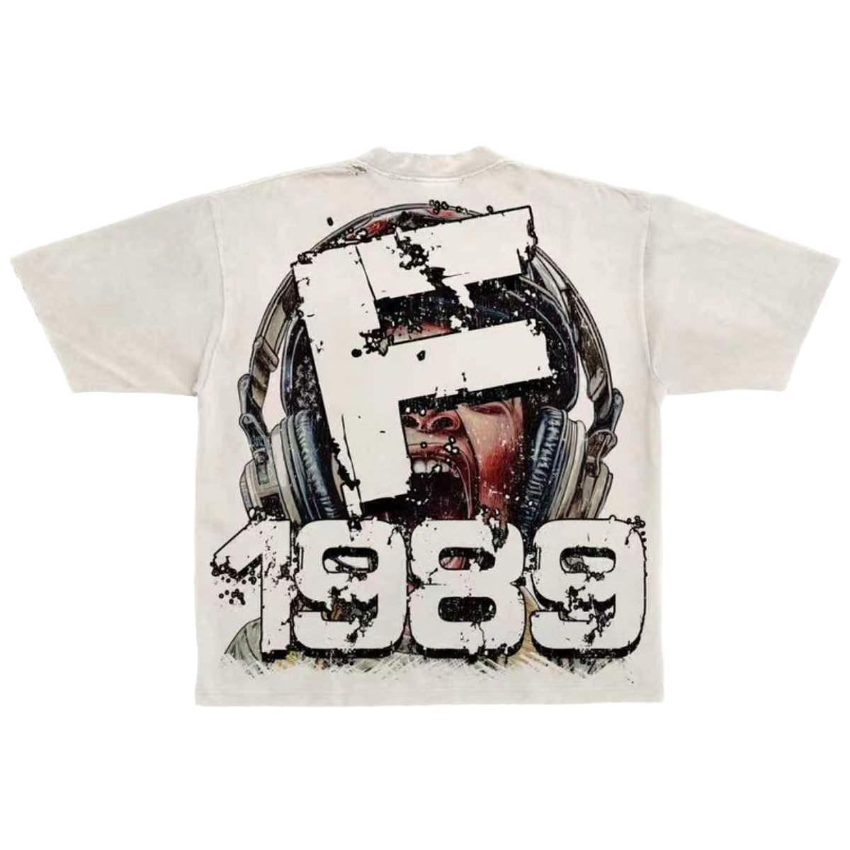 SD 'TURN ME UP' SS TEE (WHT)