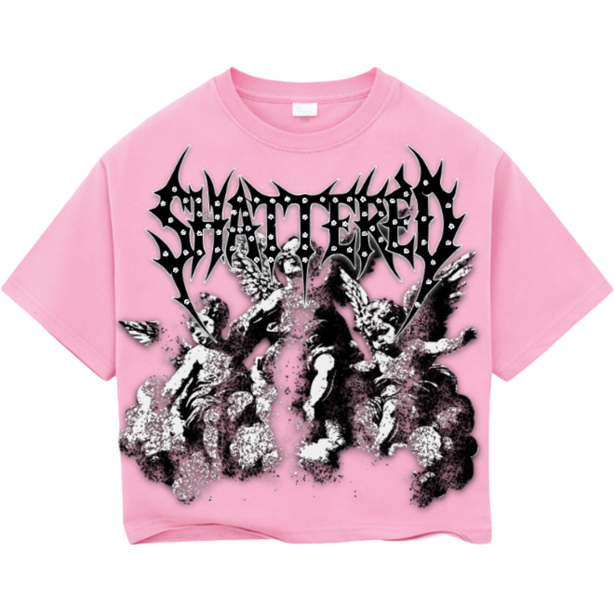 SH 'FALLIN ANGELS' SS TEE (PNK)