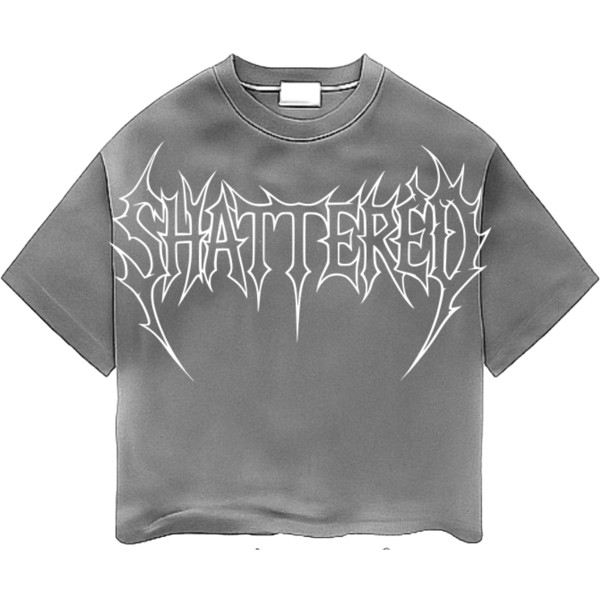 SH 'SHATTERED LOGO' SS TEE (GRY)