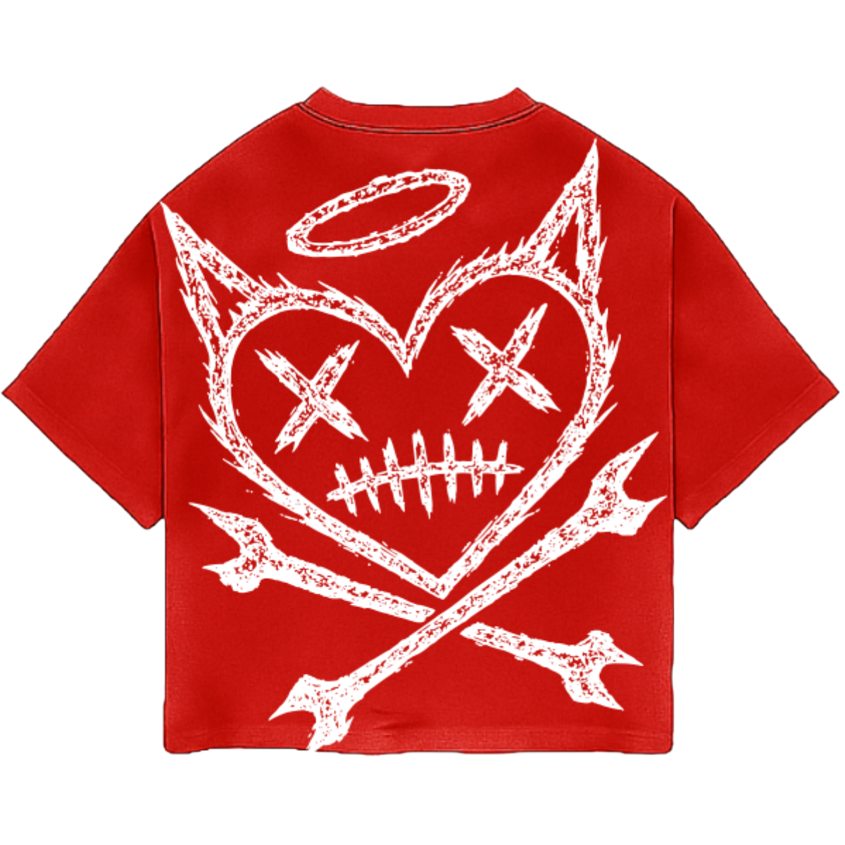 SH 'SHATTERED LOGO' SS TEE (RED)