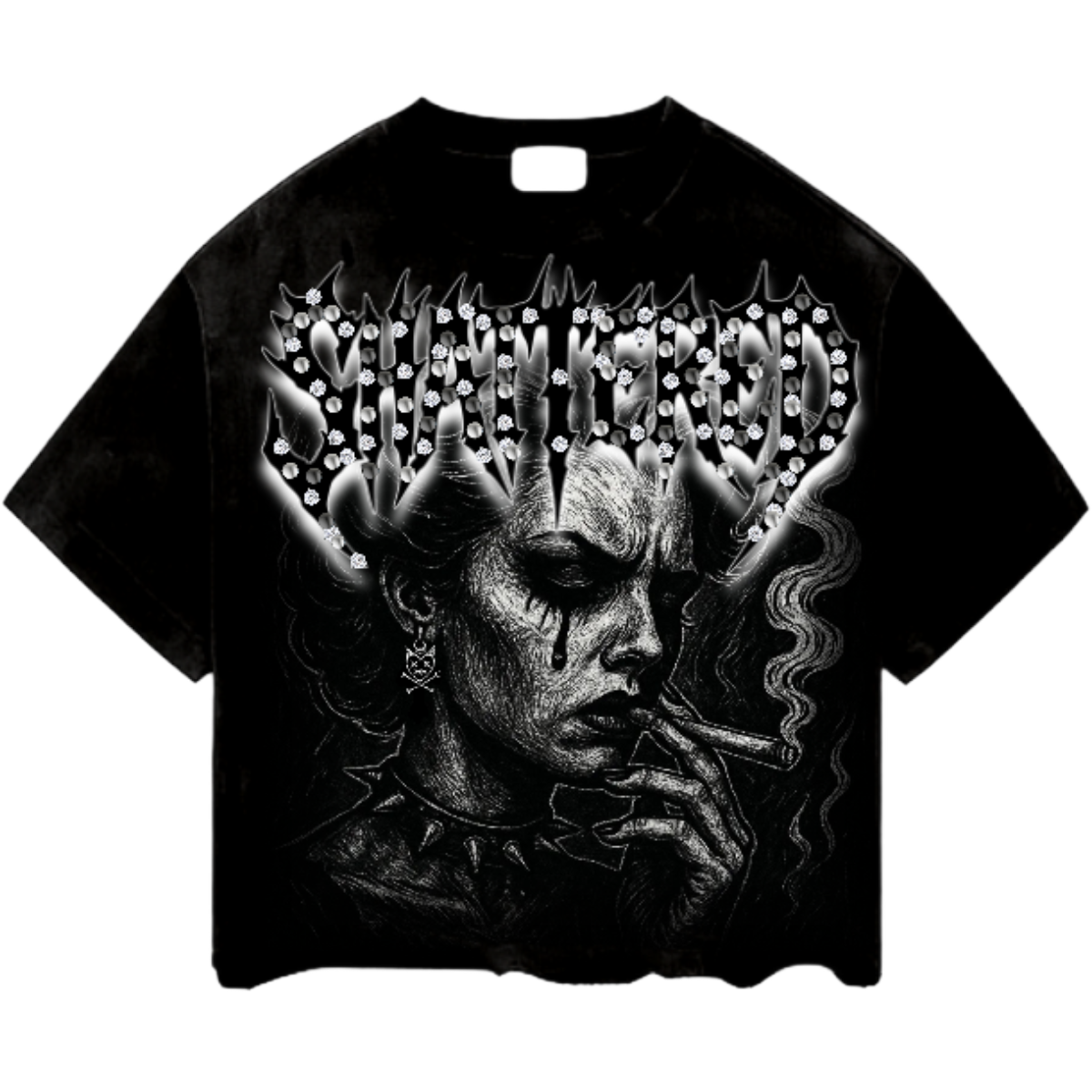 SH 'ANXIETY' SS TEE (BLK)