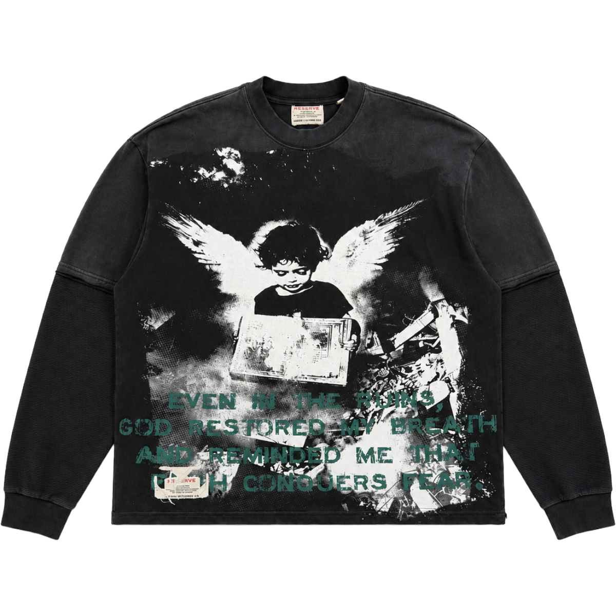 RESERVE '777' CREW LS THERMAL (BLK)