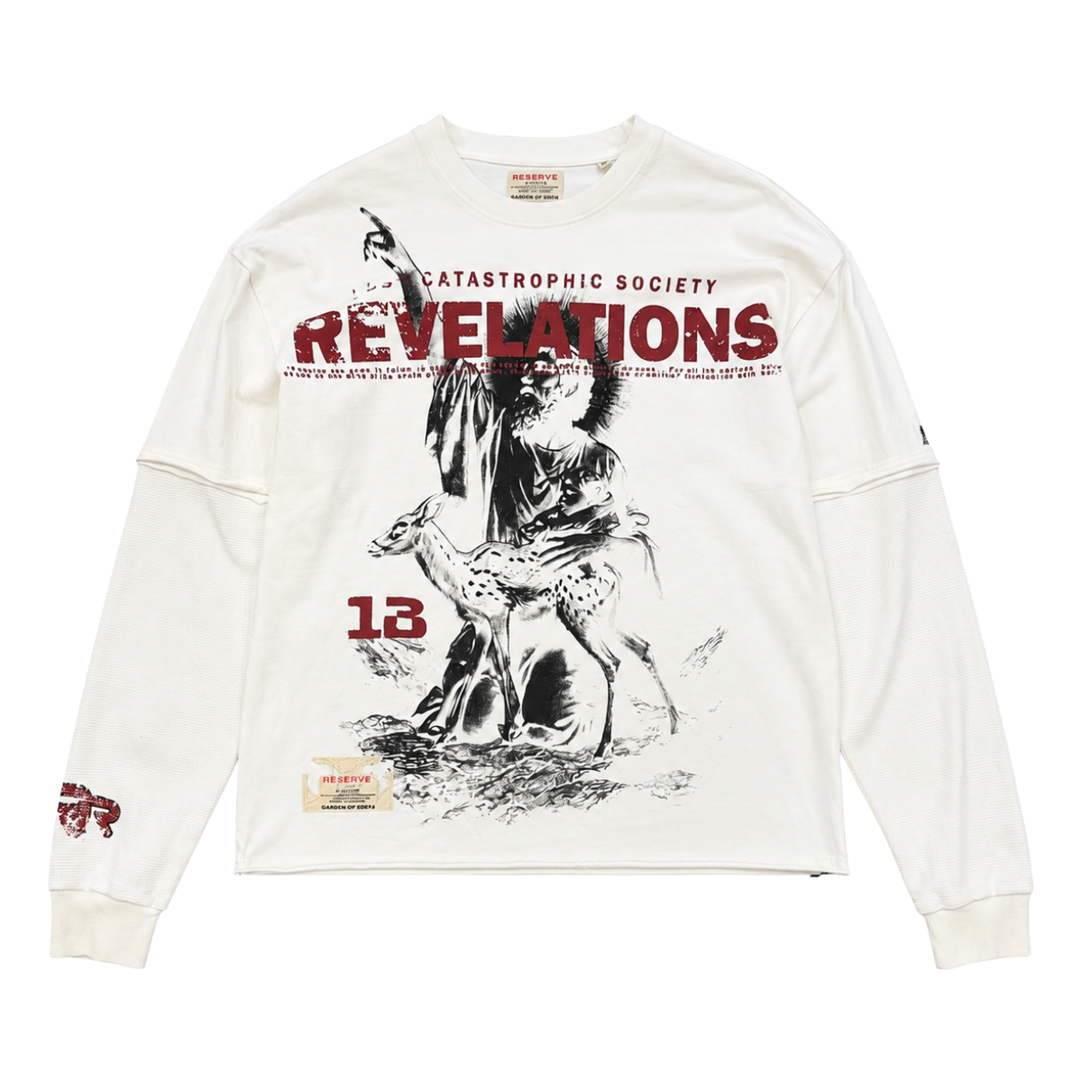 RESERVE 'SOCIETY' CREW LS THERMAL (WHT)