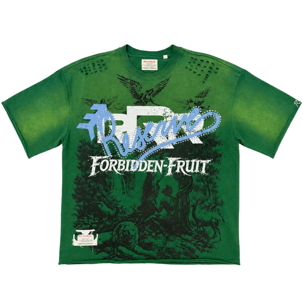 RESERVE 'FORBIDDEN' SS TEE (GRN)