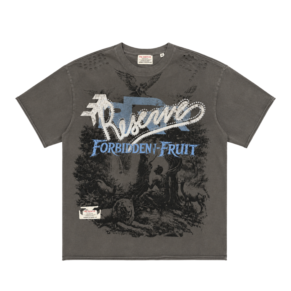 RESERVE 'FORBIDDEN' SS TEE (GRY)