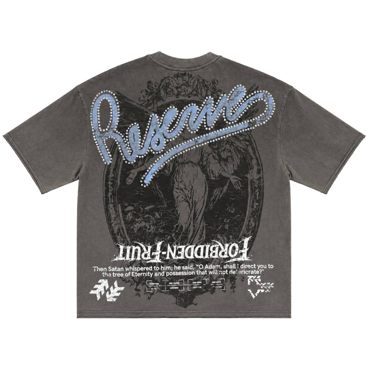 RESERVE 'FORBIDDEN' SS TEE (GRY)