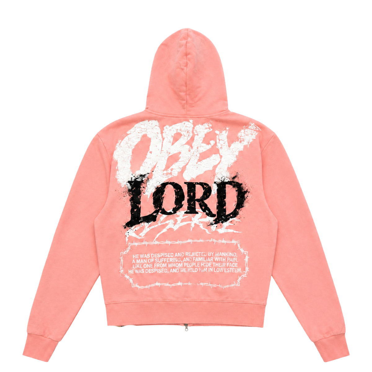RESERVE 'DESPISE' ZIP-UP HOODIE (PNK)