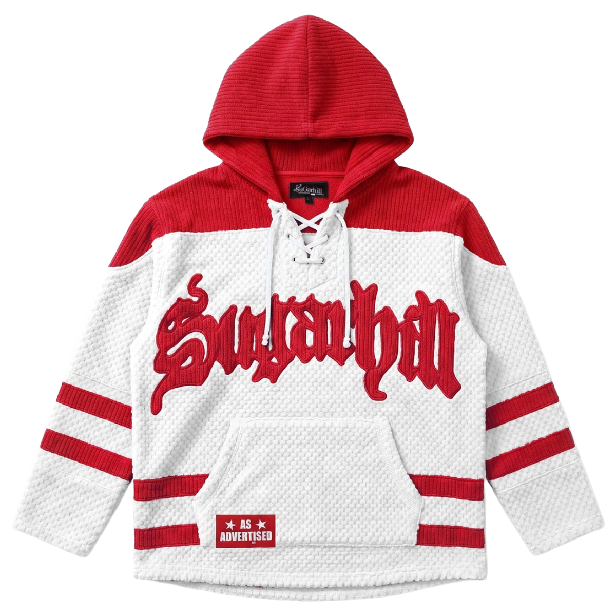 SH 'MOJAVE' HOCKEY HOODIE (RED/WHT)