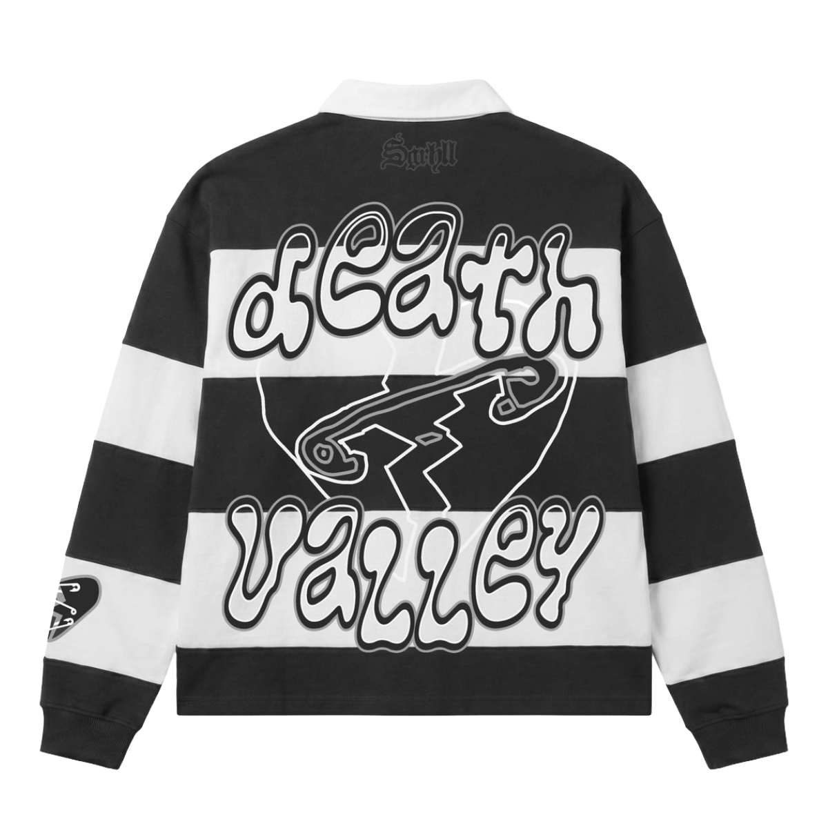 SH 'TOGETHER' LS POLO (BLK/WHT)