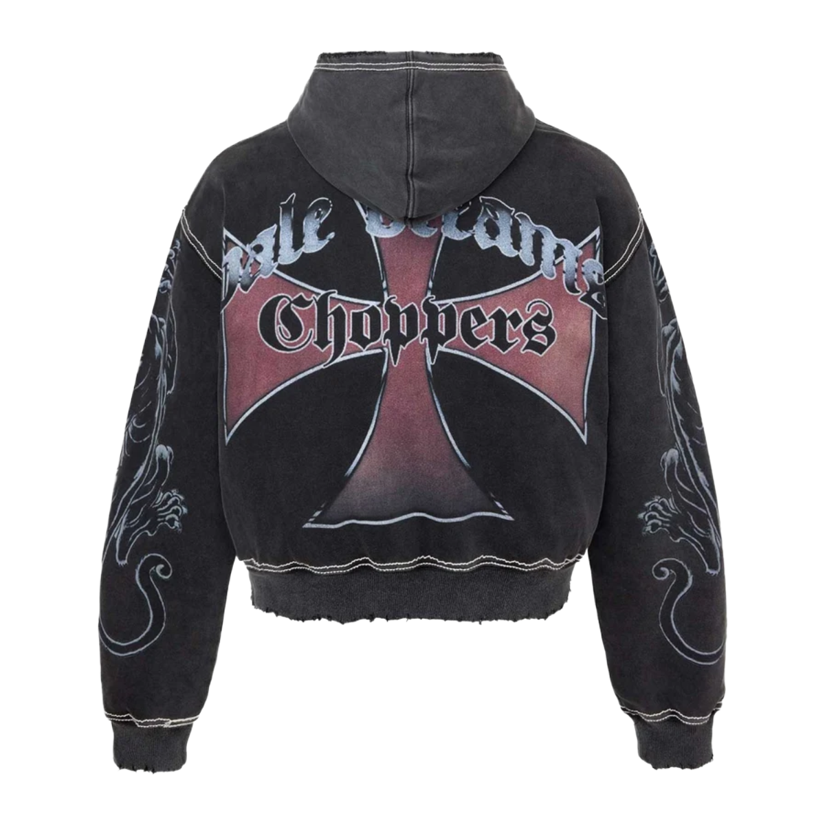 VALE 'HARDY BOY' ZIP-UP HOODIE (BLK)