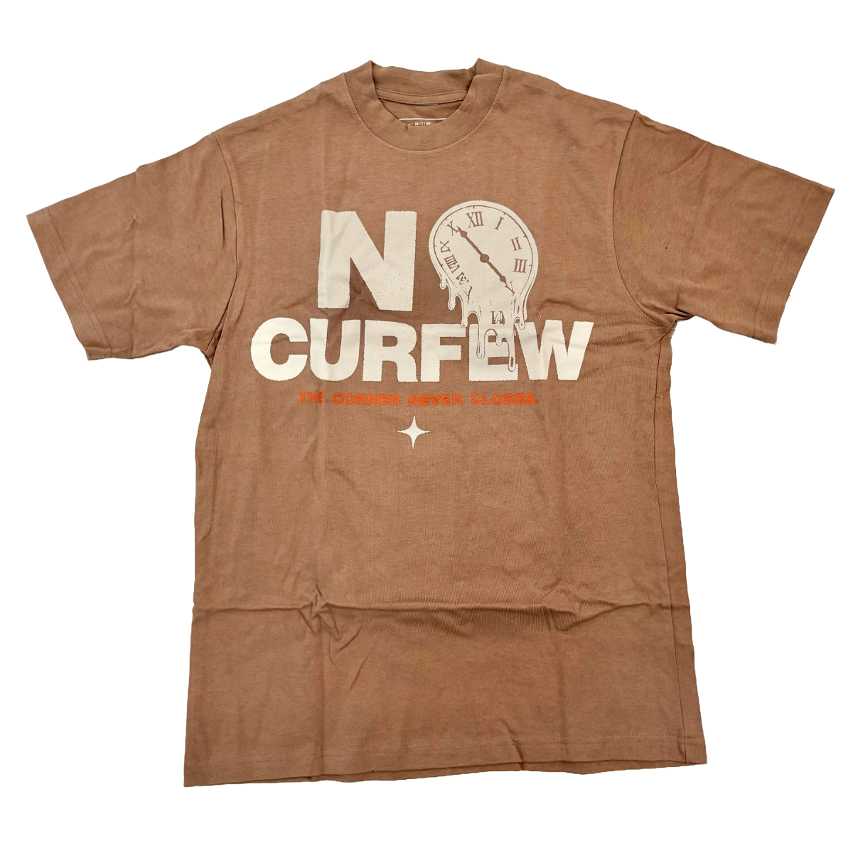 NC 'DON'T FOLD' SS TEE (BRWN)