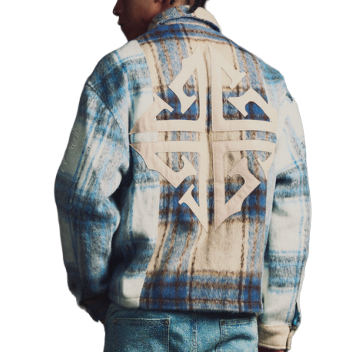 GUAPI 'ARCTIC SPLATTER' JACKET (BLU/TAN)