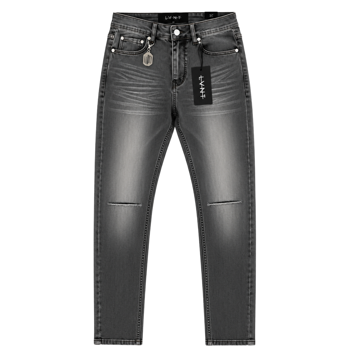 LVNT "SHADOW BLACK" SKINNY DENIM
