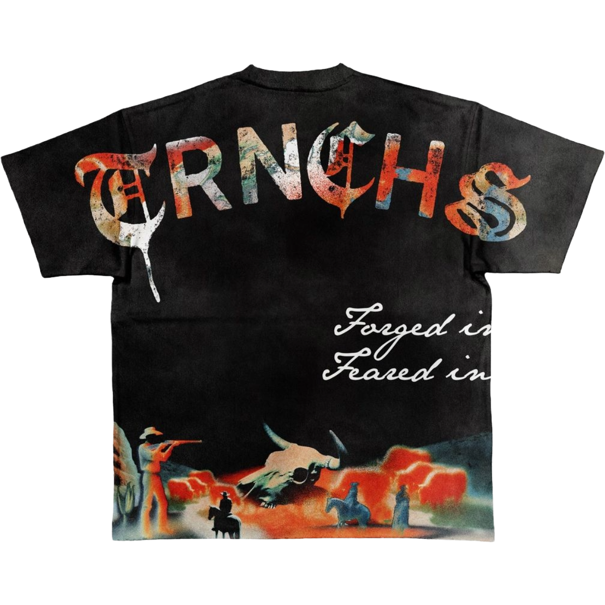 TRNCHS 'INFERNO' SS TEE (BLK)