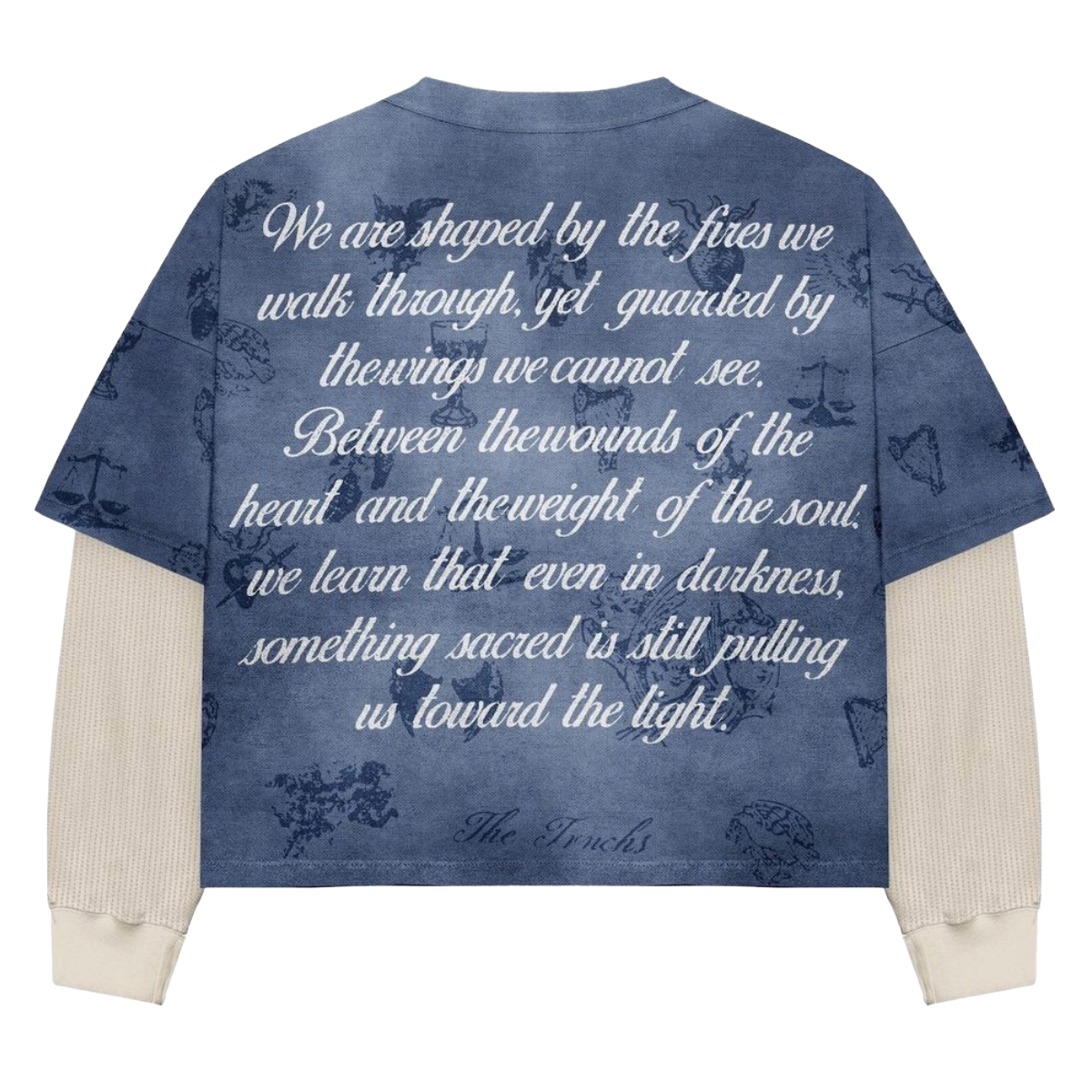 TRNCHS 'ASCENSION' LS TEE (BLU)