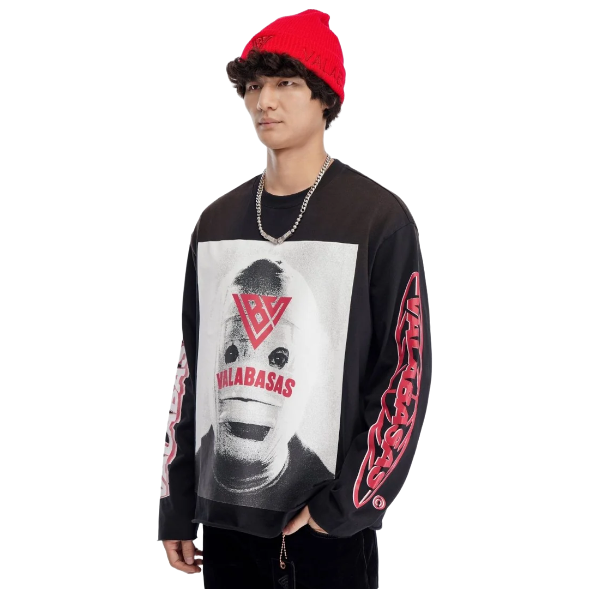 VALABASAS 'MUMMY' LS TEE (VTG BLK)