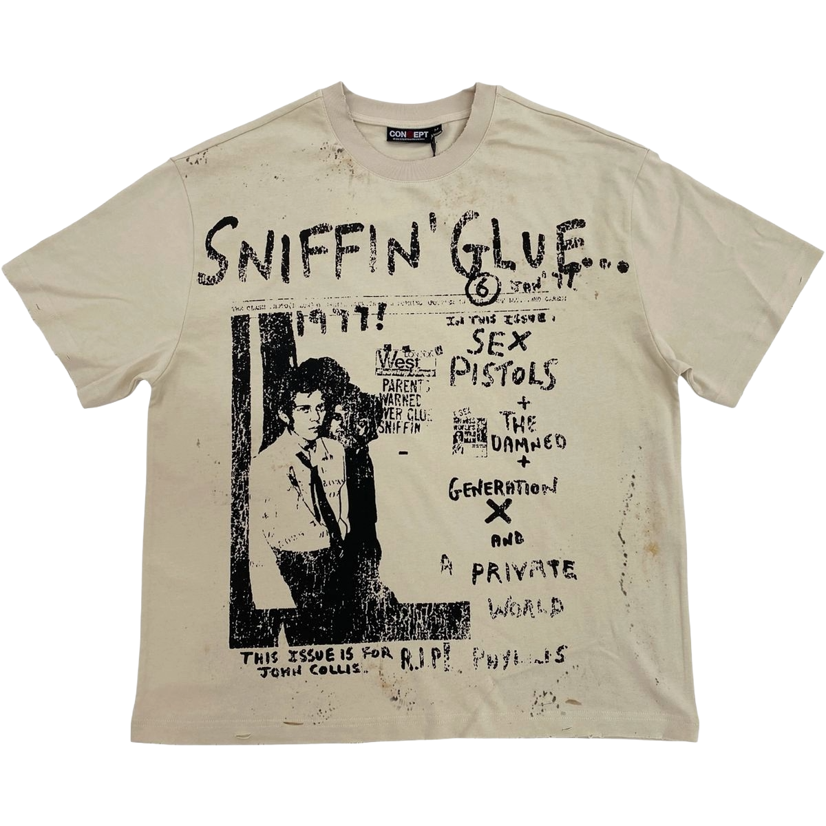 CONCEPT 'GLUE' SS TEE (CRM)