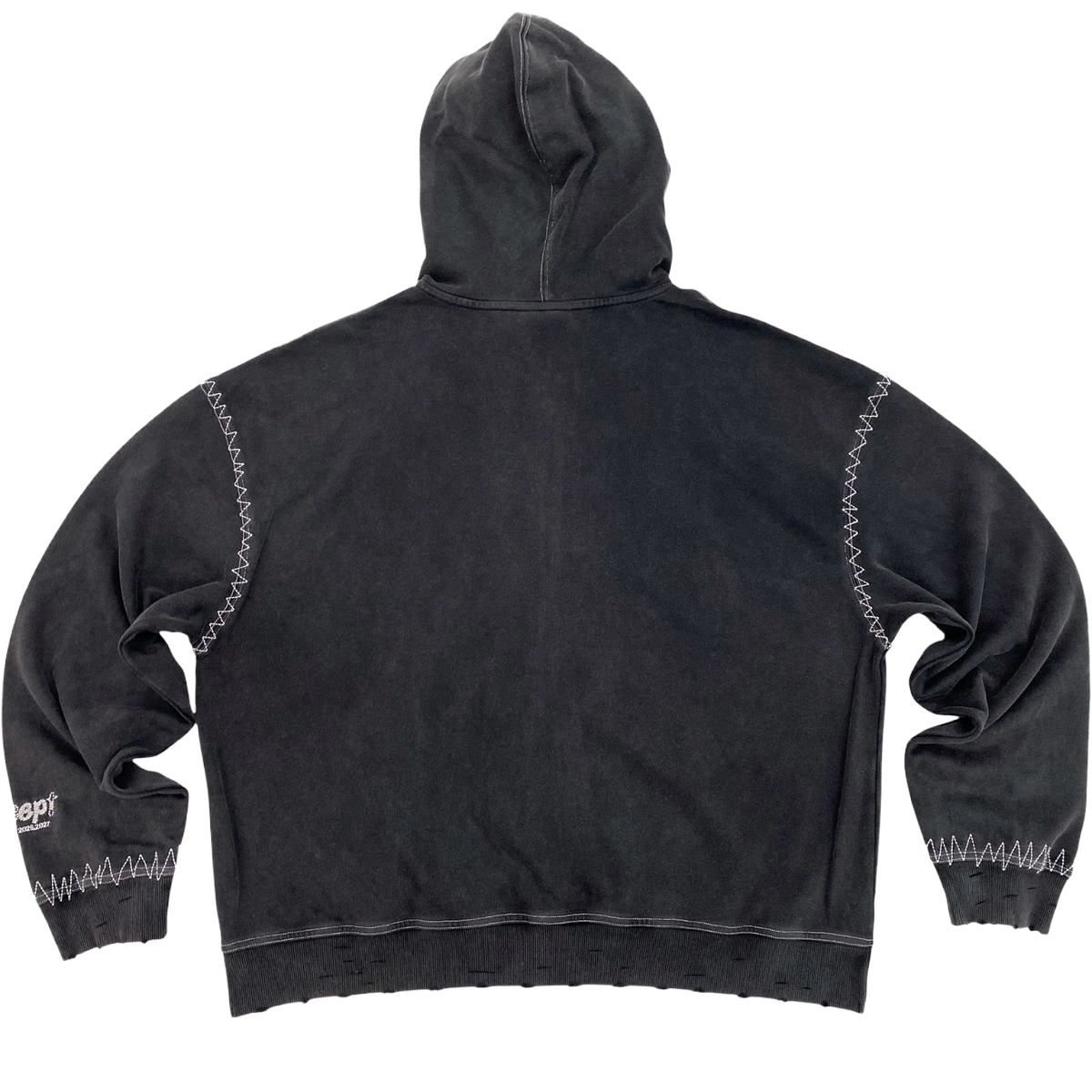CONCEPT 'BLINDED' ZIP-UP HOODIE (BLK)