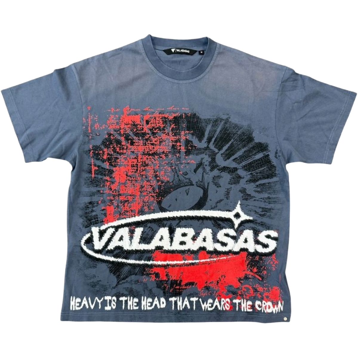 VALABASAS 'THE CROWN' SS TEE (VTG BLU)