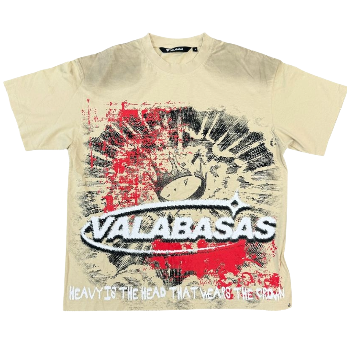 VALABASAS 'THE CROWN' SS TEE (VTG CRM)