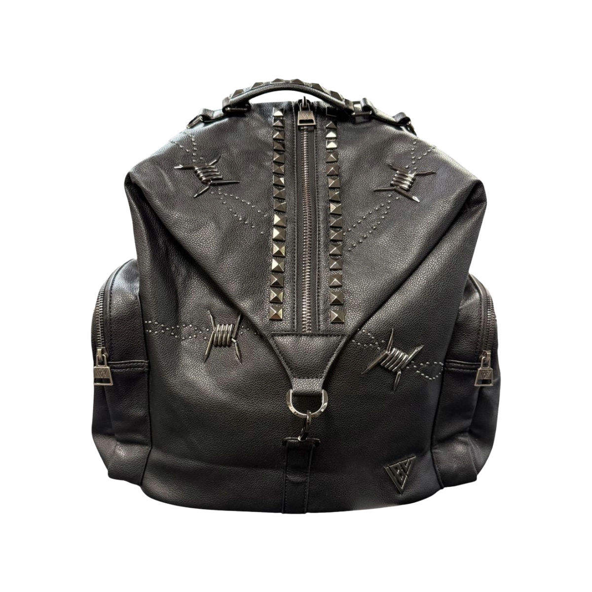 VALABASAS 'OVERLAY' BACKPACK (BLK)