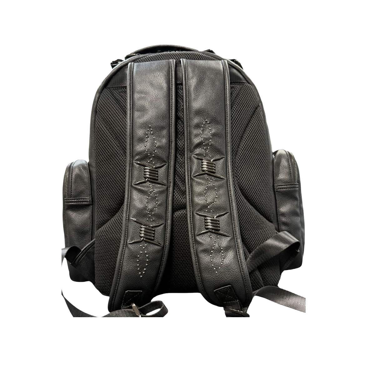 VALABASAS 'OVERLAY' BACKPACK (BLK)