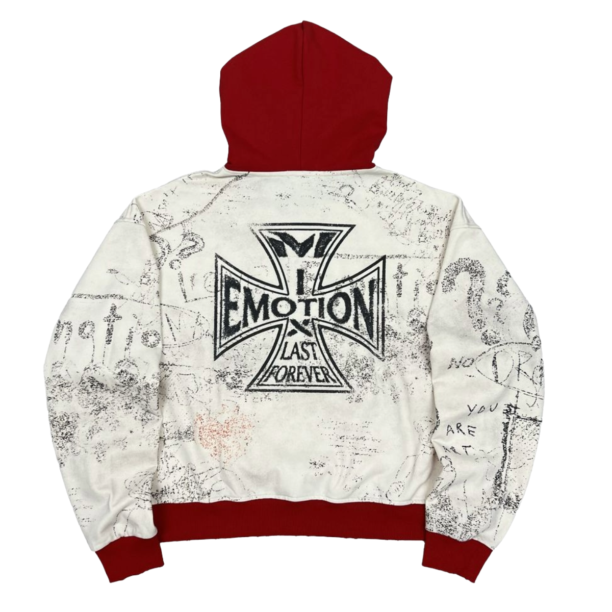 ME 'LAST FOREVER' HOODIE (RED)