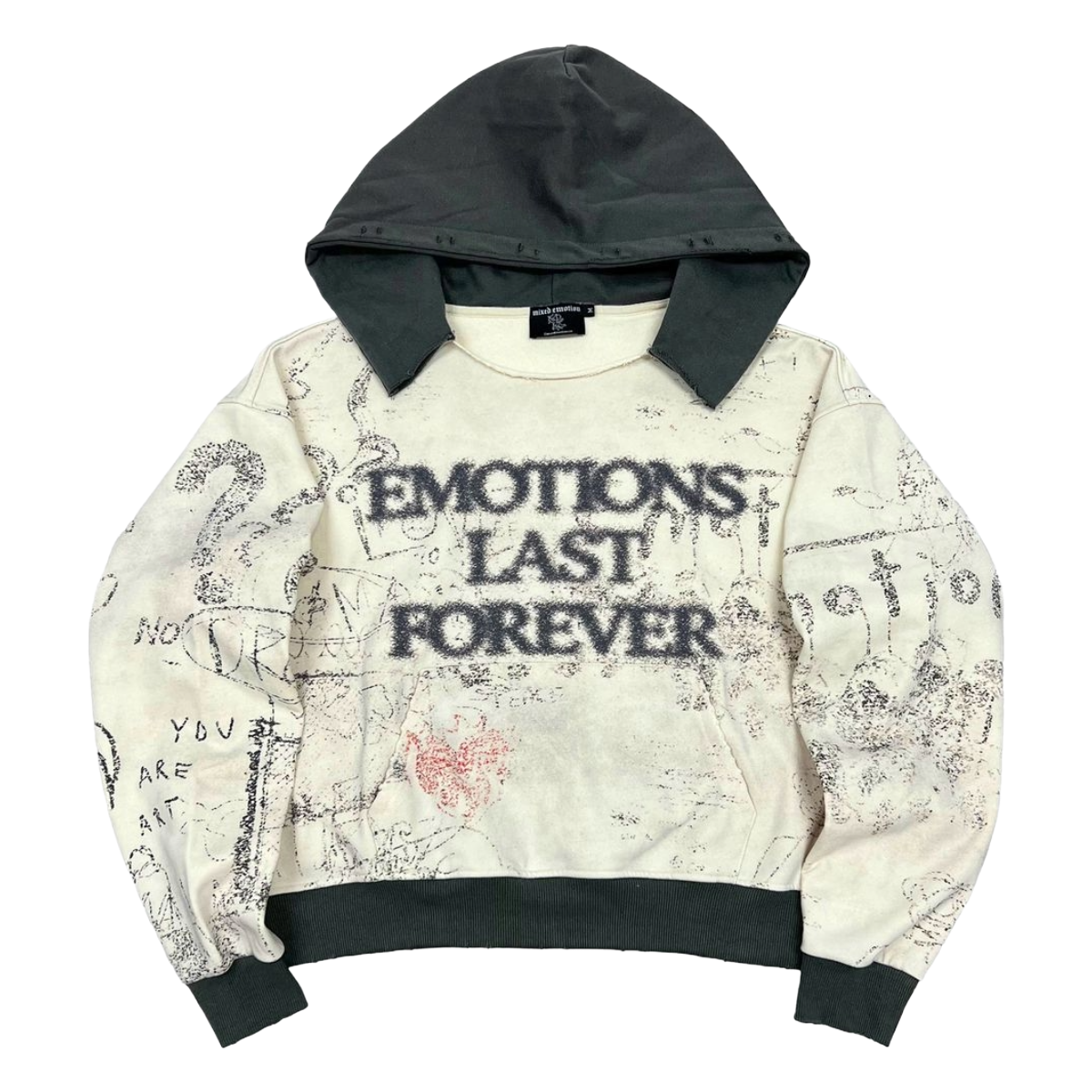 ME 'LAST FOREVER' HOODIE (BLK)