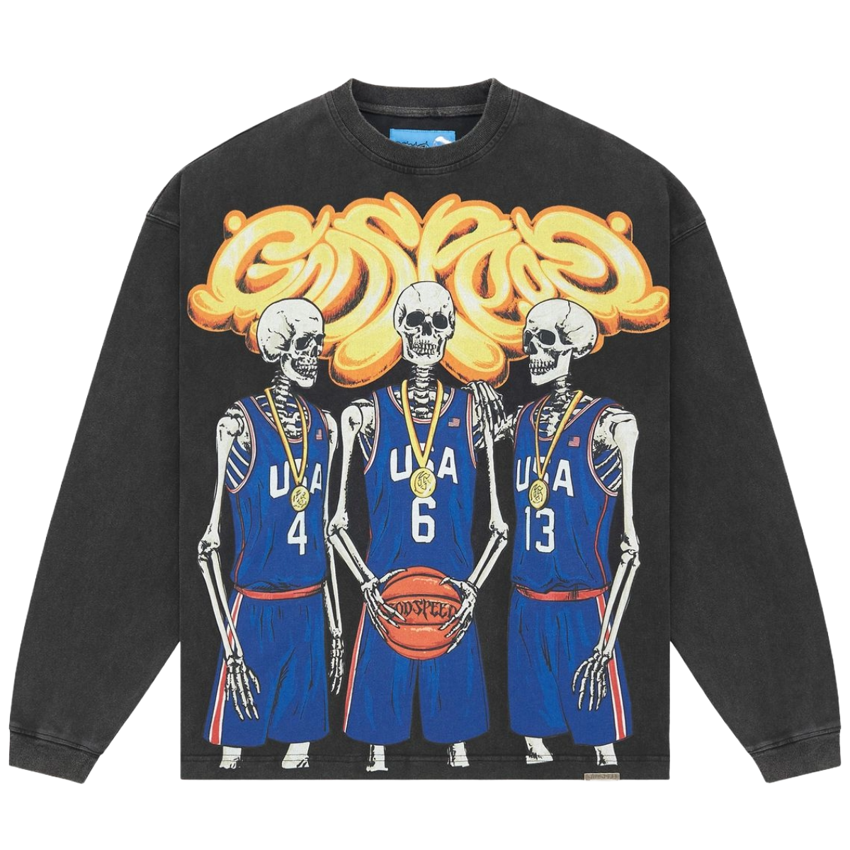 GODPSEED 'DREAM TEAM' LS TEE (BLK)