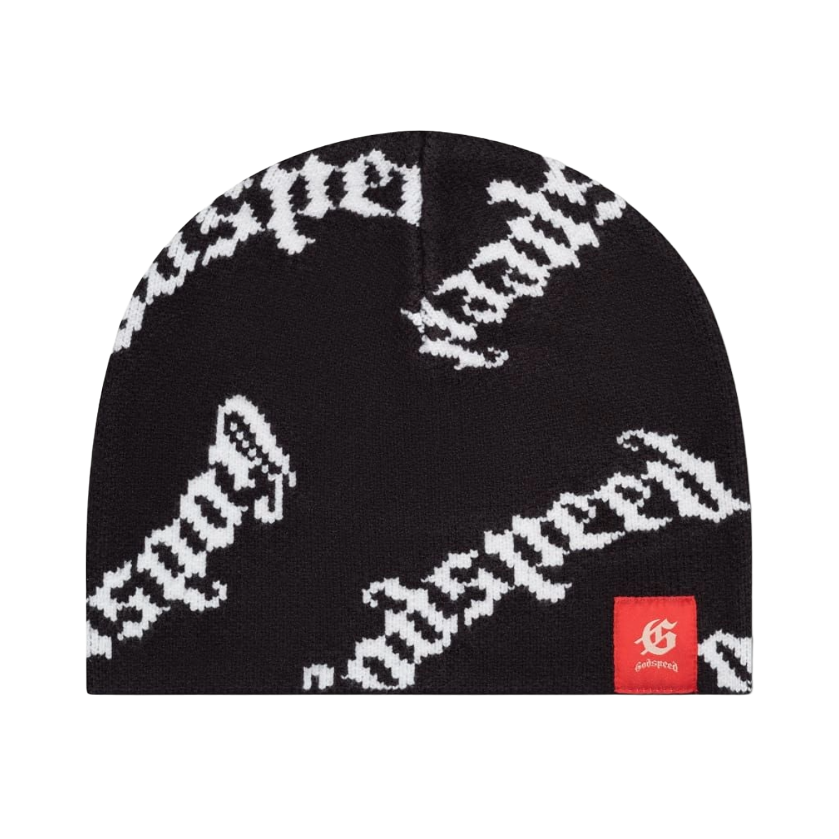 GODSPEED 'OG' LOGO BEANIE (BLK/WHT)