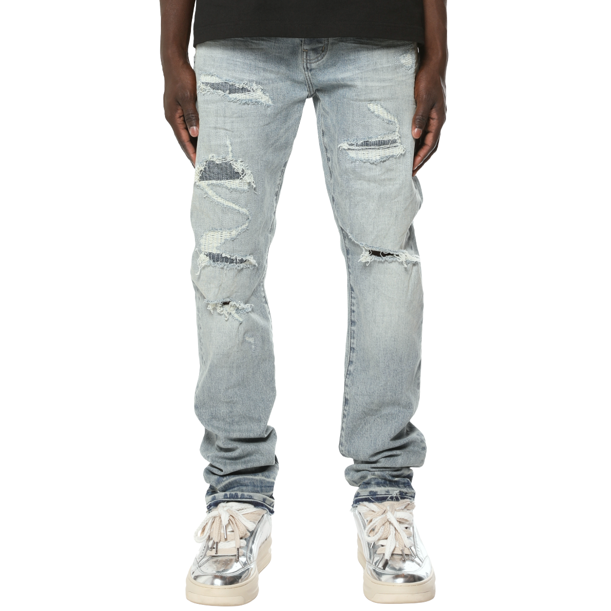 PURPLE VINTAGE DENIM (LT INDIGO)