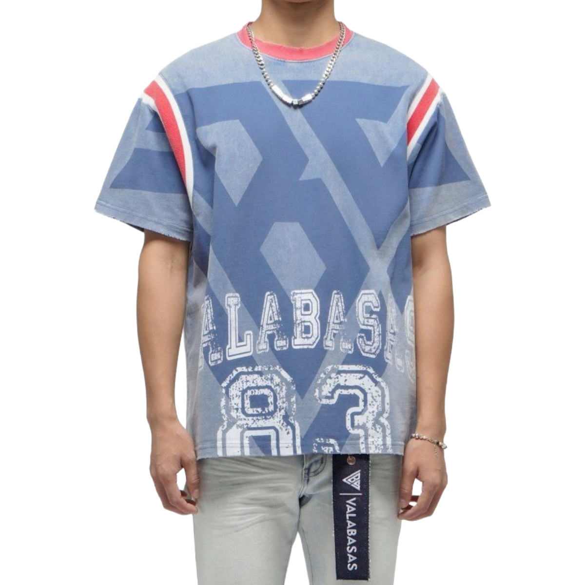 VALABASAS 'ATHLETICS' SS TEE (VTG BLU)