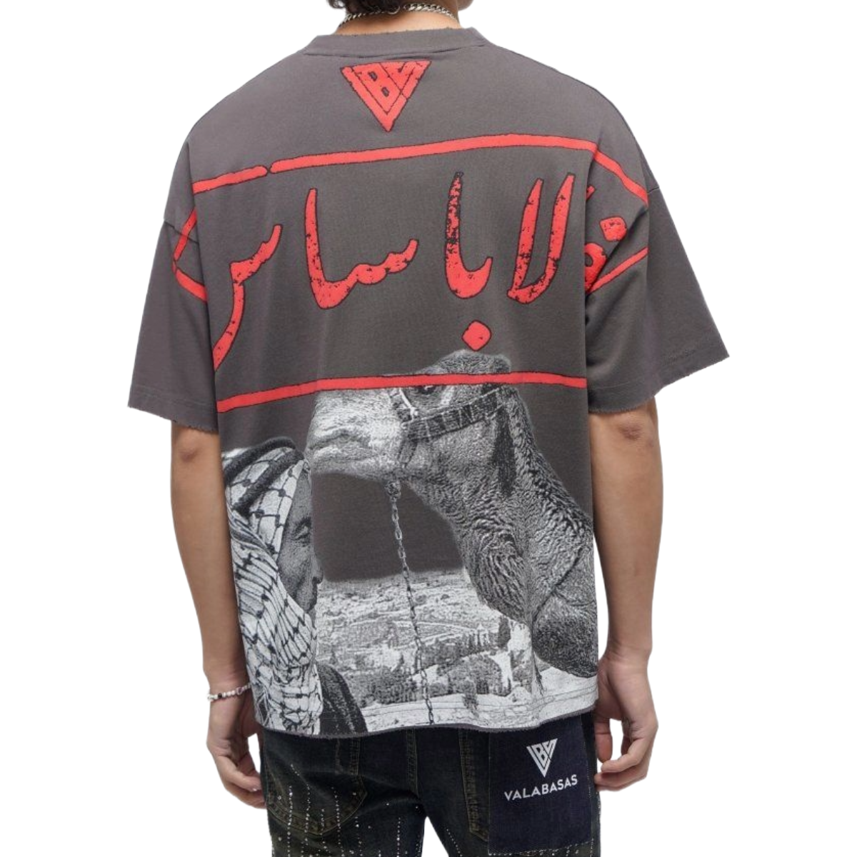 VALABASAS 'CAMEL' SS TEE (GRY)