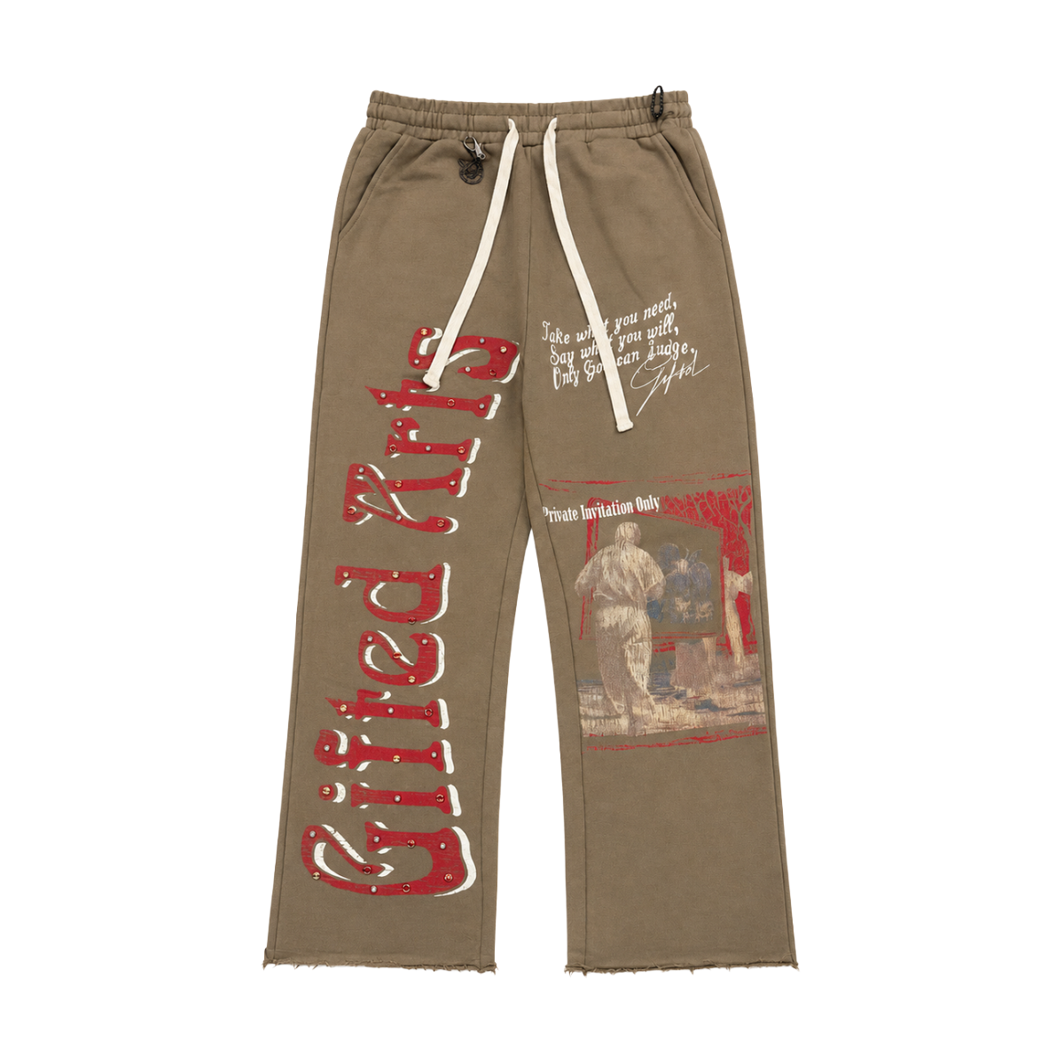 GFTD 'ARTS' SWEATPANTS (BRWN)