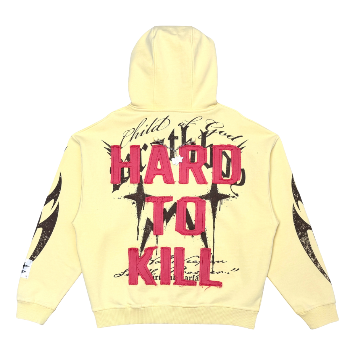 WR 'HARD TO KILL HOODIE' (LT YLW)