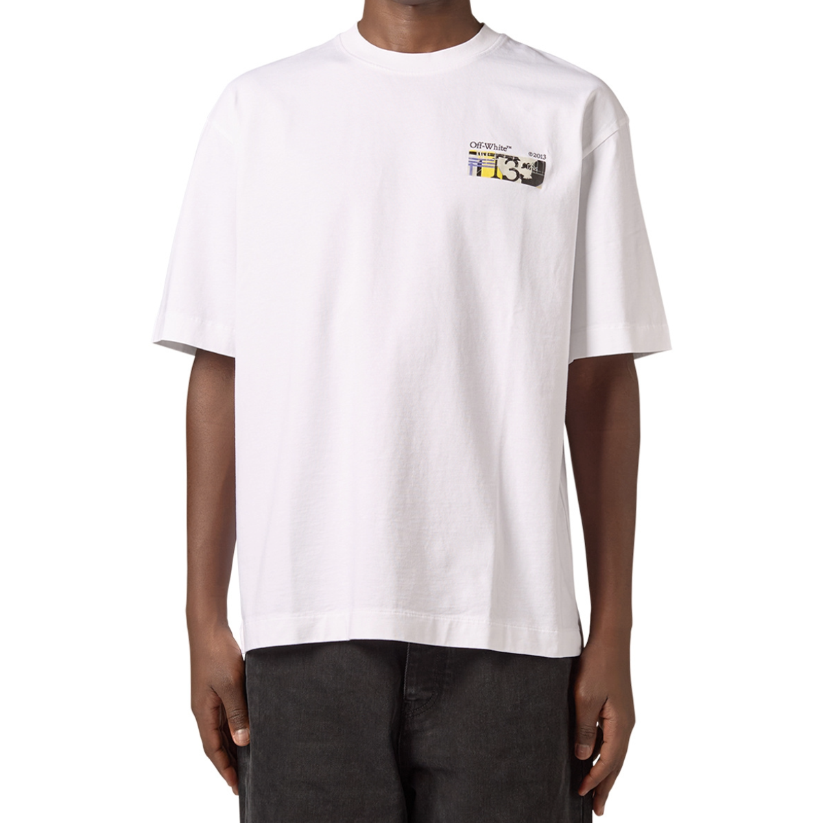 OFF-WHITE 'INDUSTRIAL ARROW' SS TEE (WHT)