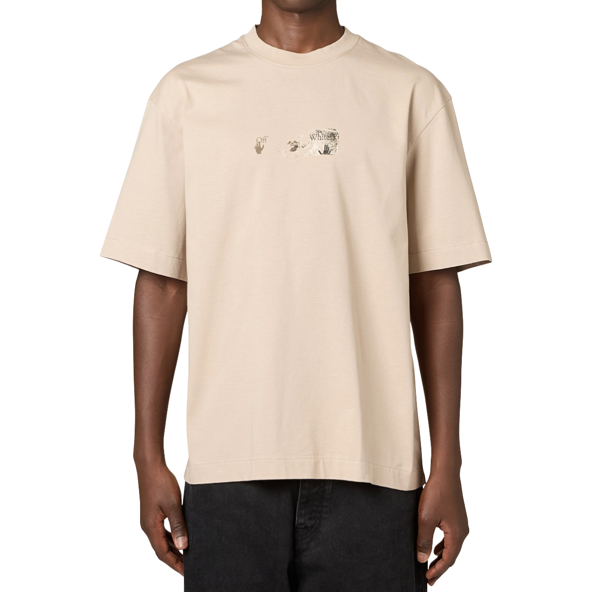OFF-WHITE 'SPICES ARROW' SS TEE (CRM)