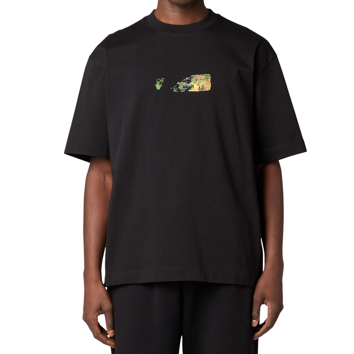 OFF-WHITE 'SPICES ARROW' SS TEE (BLK)