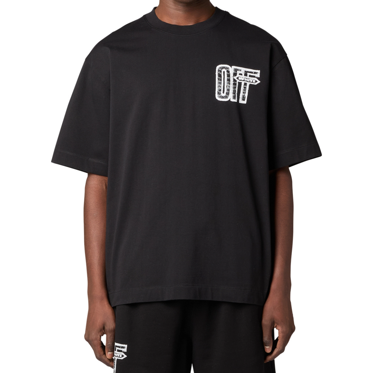 OFF-WHITE 'MOTION ARROW' SS TEE (BLK)