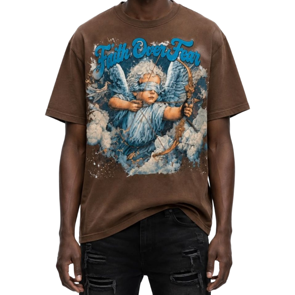 REELISTIK 'HIGHER POWER' SS TEE (BRWN)
