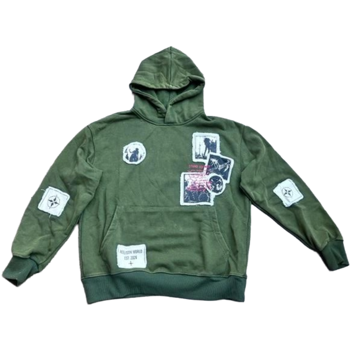REELISTIK 'NYC STAND ALONE' HOODIE (GRN)