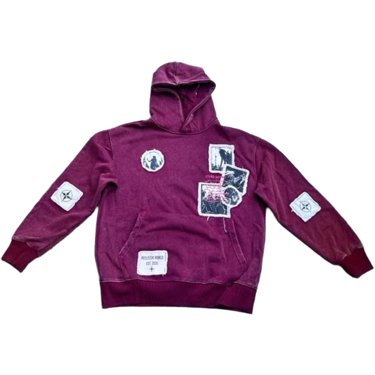 REELISTIK 'NYC STAND ALONE' HOODIE (RED)