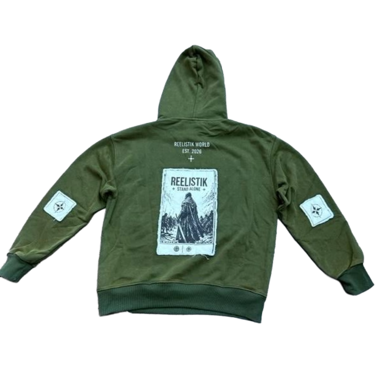 REELISTIK 'NYC STAND ALONE' HOODIE (GRN)