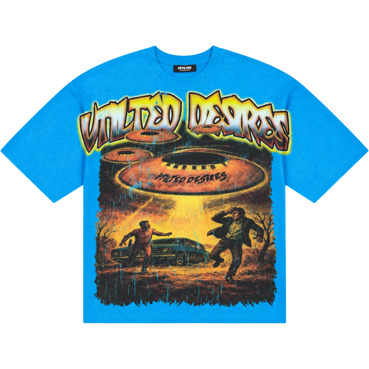 VTILTED '1-800' SS TEE (BLU)