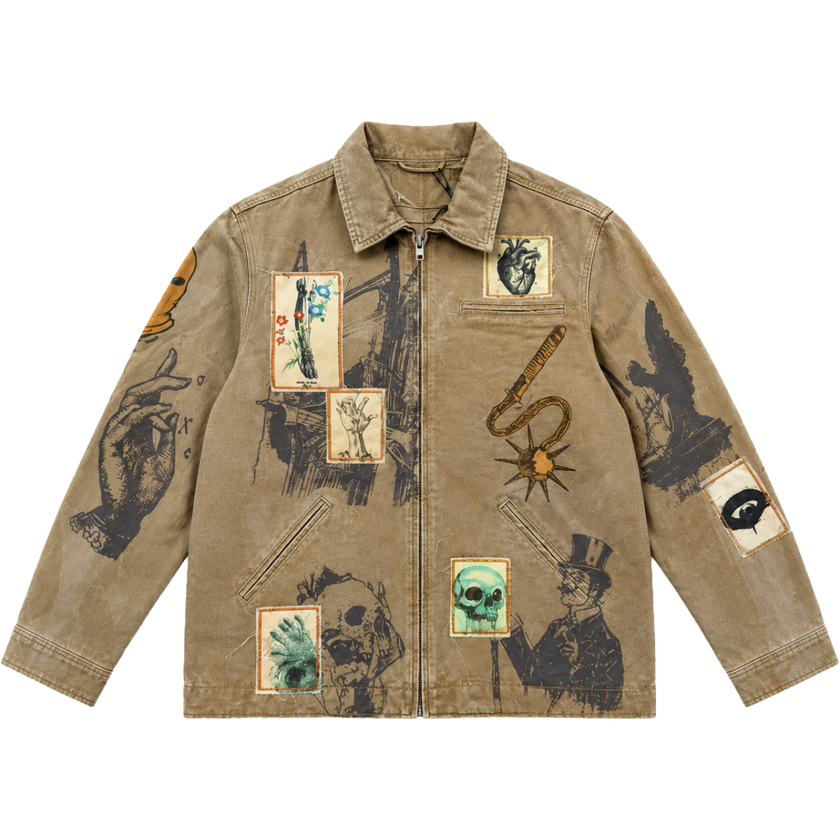 WAIMEA 'CANVAS' TWILL JACKET (KHAKI)